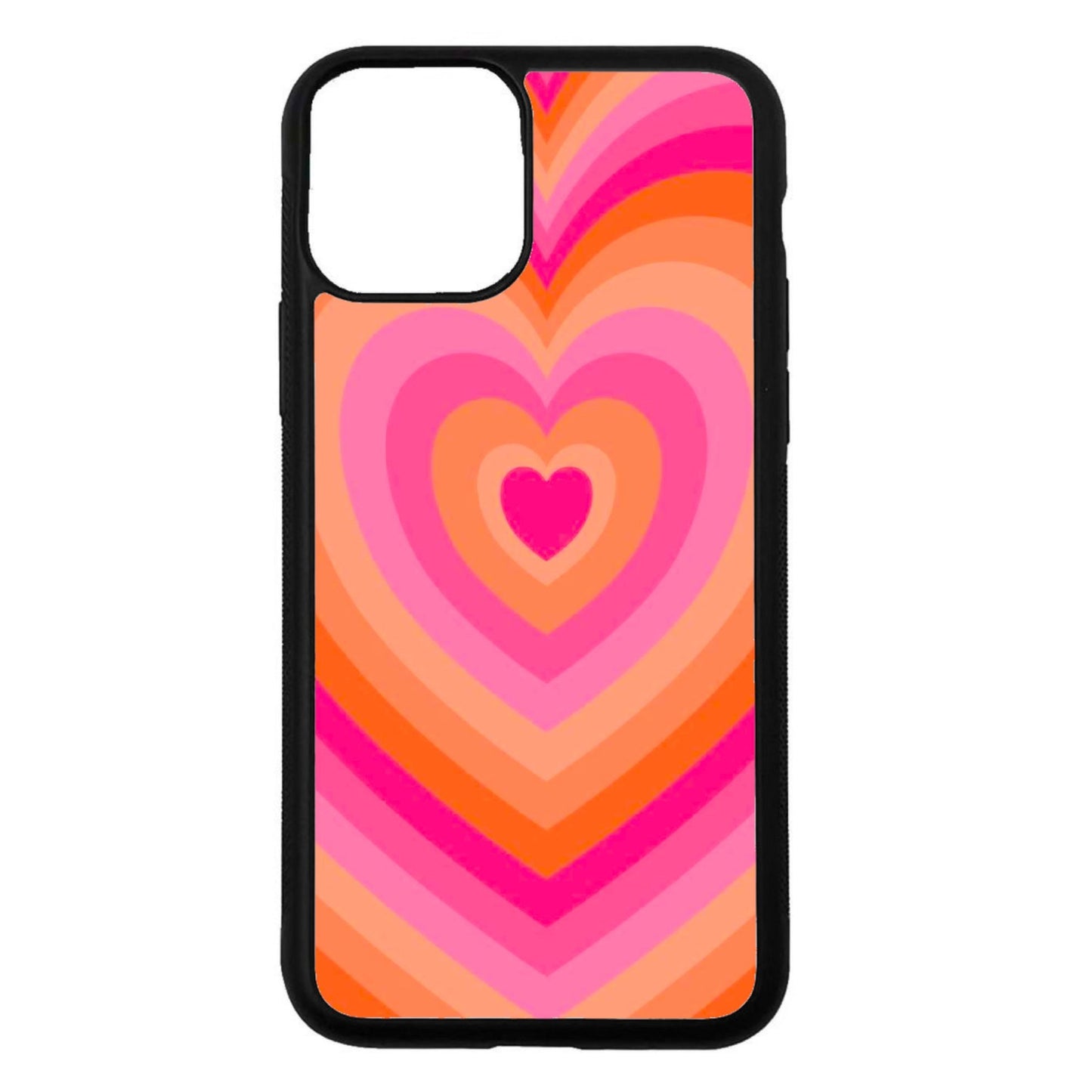 peach/pink hearts - MAI CASES