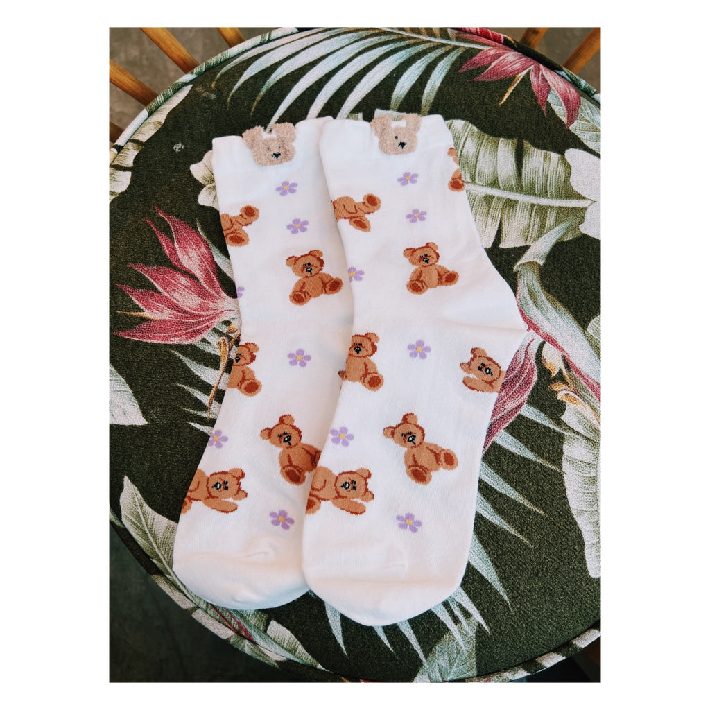 bear-y cute socks - MAI CASES