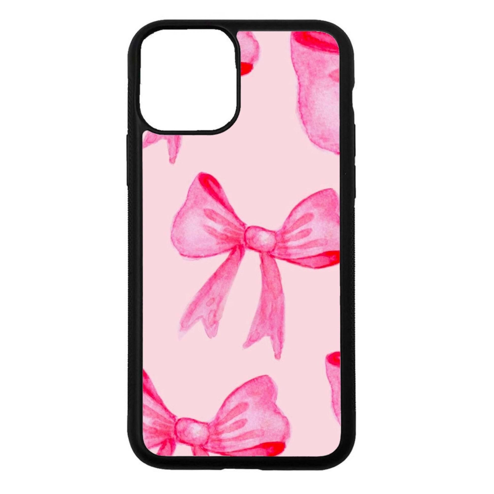 fluffy pink bows - MAI CASES